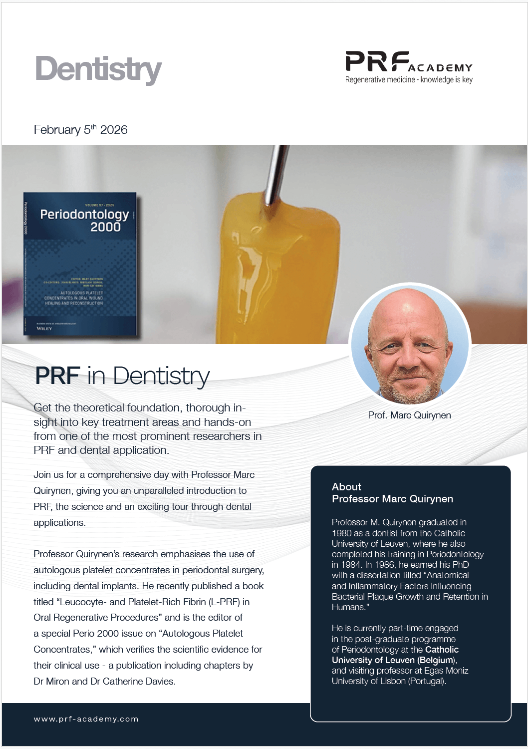 Dentistry + Facial Aesthetics (5 - 7/2-2026)