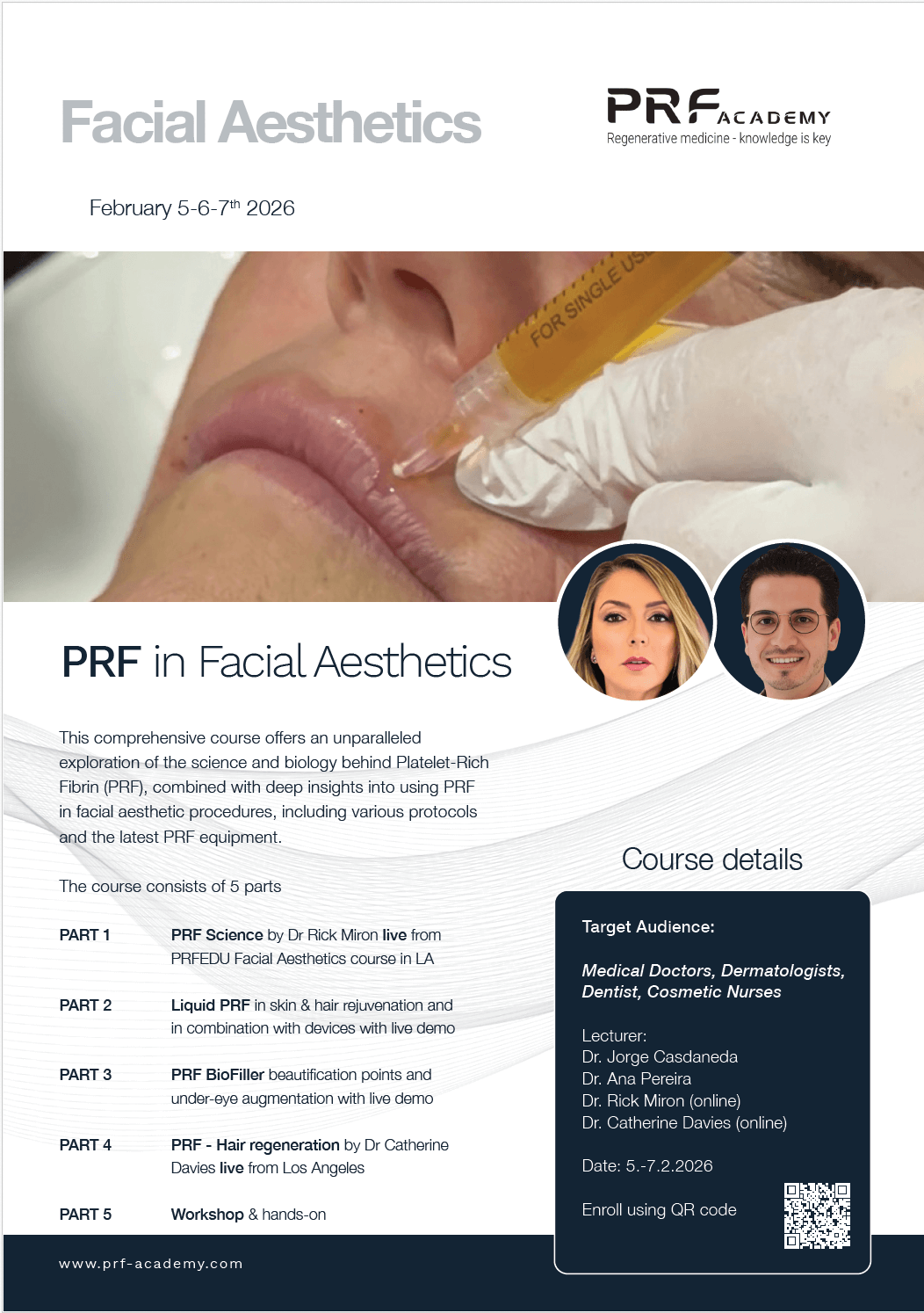 Dentistry + Facial Aesthetics (5 - 7/2-2026)